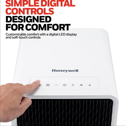 Honeywell 9000 BTU Air Conditioner & 24L/day Dehumidifier, 3 in 1 Portable Air conditioning Unit With Cooling, Dehumidification and Fan only mode (9000 BTU)