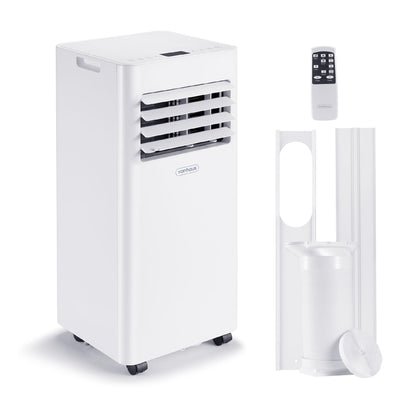 VonHaus Air Conditioning Unit 12000 BTU – WiFi, Smart Portable Air Conditioner Enabled with Alexa/Google Home, Window Venting Kit, Remote Control, 4 Modes, 3 Speeds, 24hr Timer, Wheels, Carry Handle